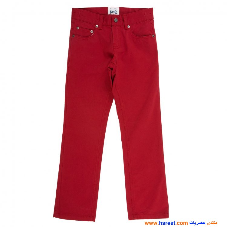 ينتقد لمحة ينبغي  بناطيل جينز أولادي باللون الأحمر - أحدث و أروع بناطيل جينز أولادي حمراء