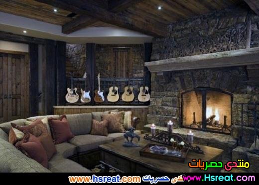 غرفة معيشة لونها بني روعة.jpg