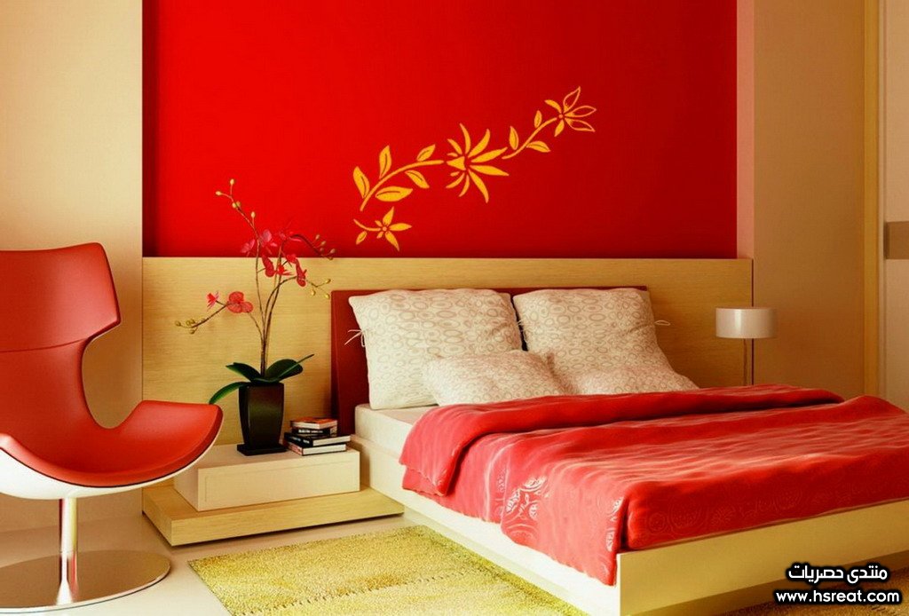 غرفة نوم مودرن احمر.jpg